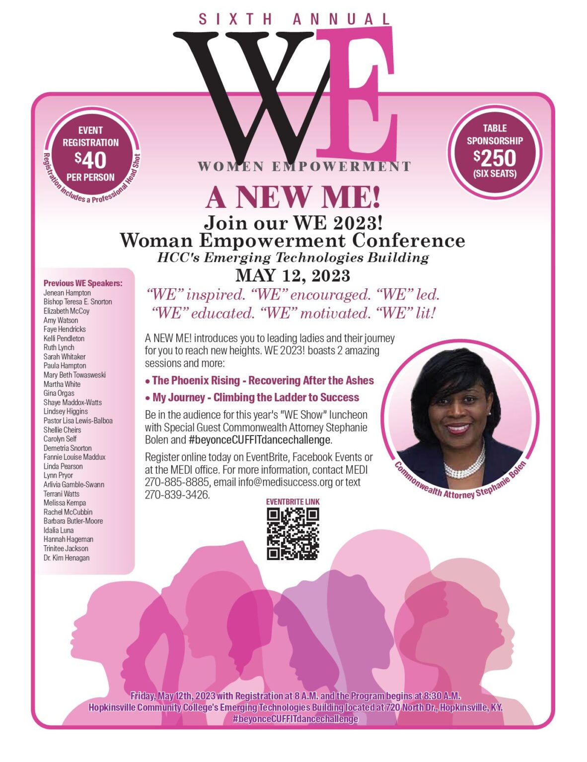 6TH ANNUAL “WE” WOMEN EMPOWERMENT CONFERENCE