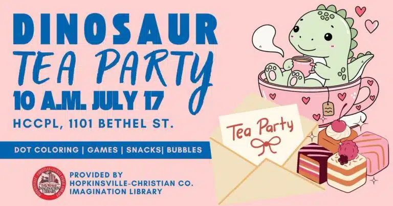 Dino Tea Party – Visit Hopkinsville – Official Travel Guide for