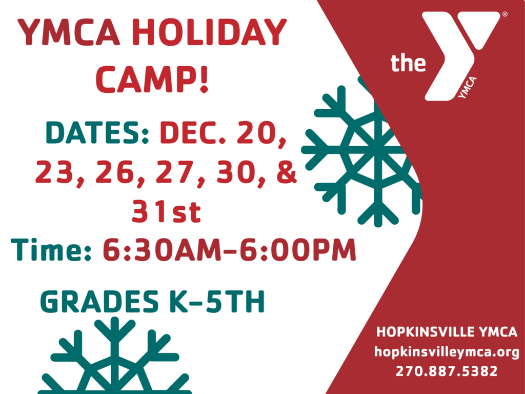 Holiday Camp at Hopkinsville YMCA Visit Hopkinsville Christian County