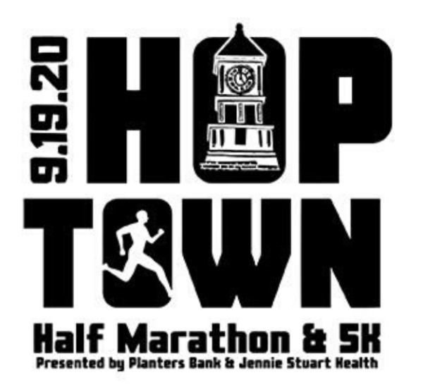 Hoptown Half Marathon and 5K logo 91920 Visit Hopkinsville