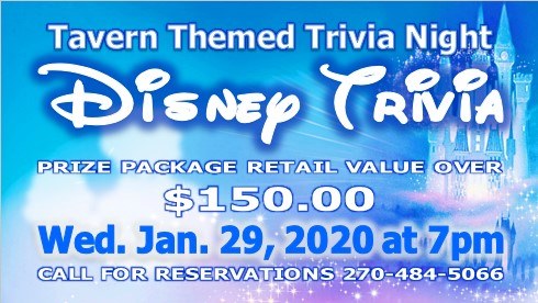 Themed Trivia Night-Disney at Main Street Tavern – Visit Hopkinsville ...